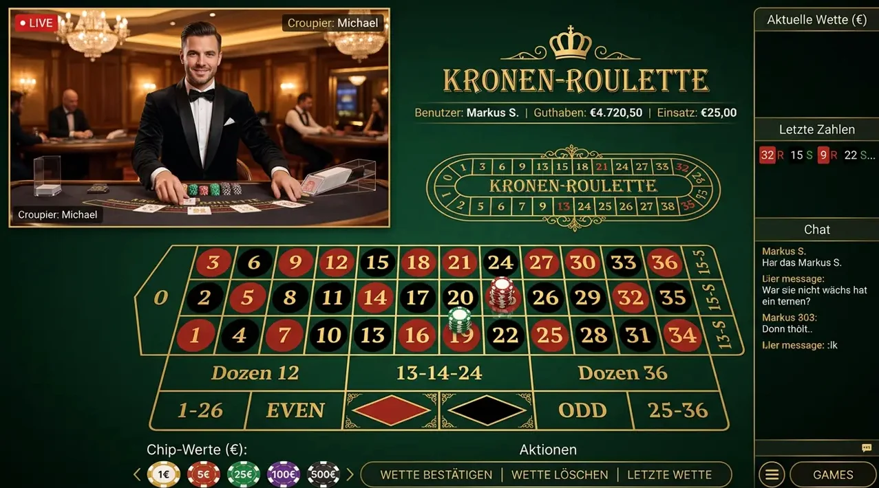 Live Casino im Vibebet